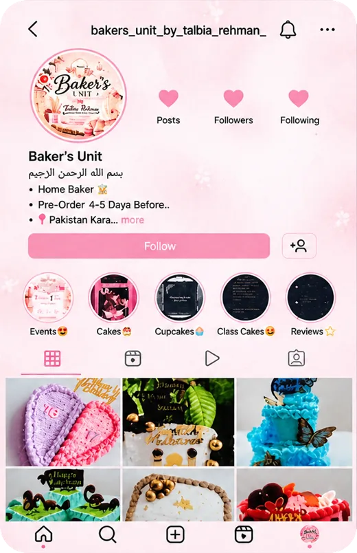 Instagram card front